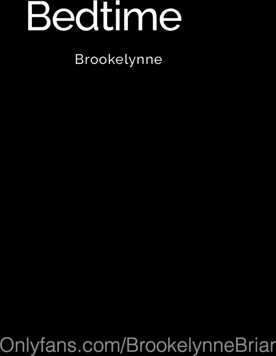 Brookelynne Briar Jerks You Off At Bedtime JOI  2
