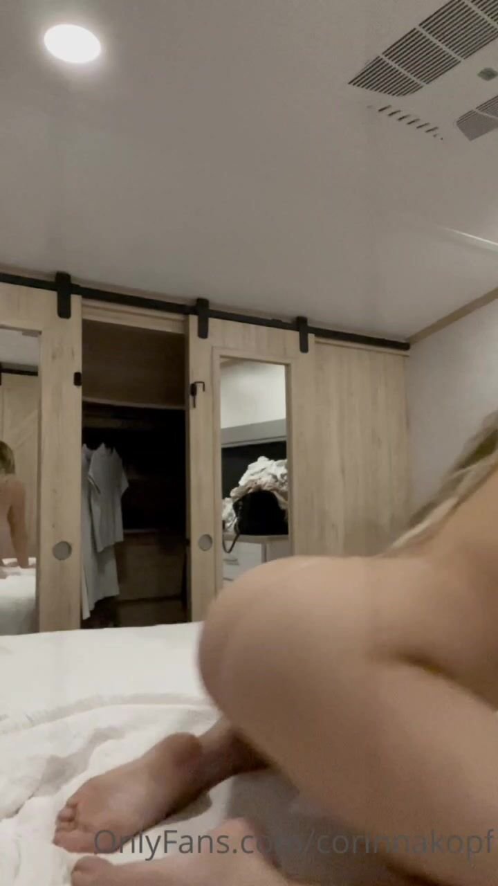 Corinna Kopf Nude Banging on Bed
