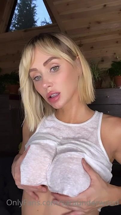 Saraunderwood Boobs Tease Onlyfans Leaked Tape